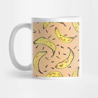 Bananas pattern on tequila sunrise Mug